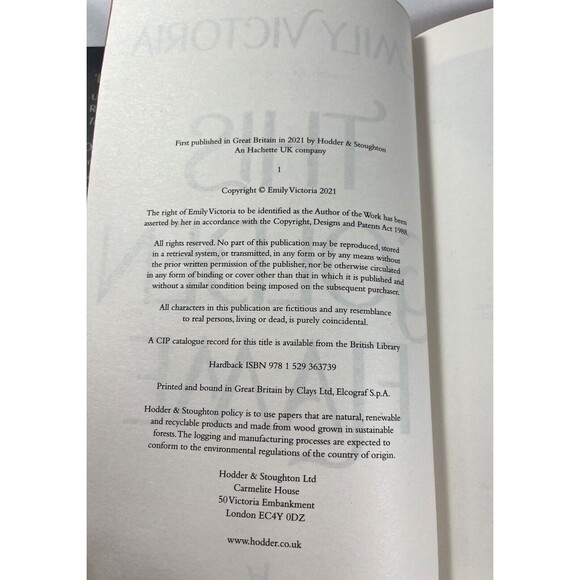 This Golden Flame by Emily Victoria 2021 Hardback Signed Edition - Picture 9 of 9